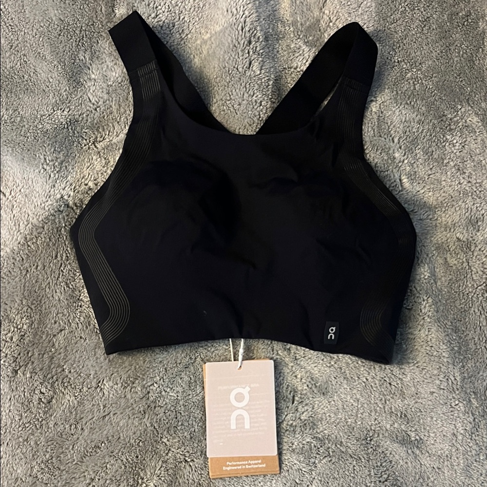 On Running Black Sports Bra
